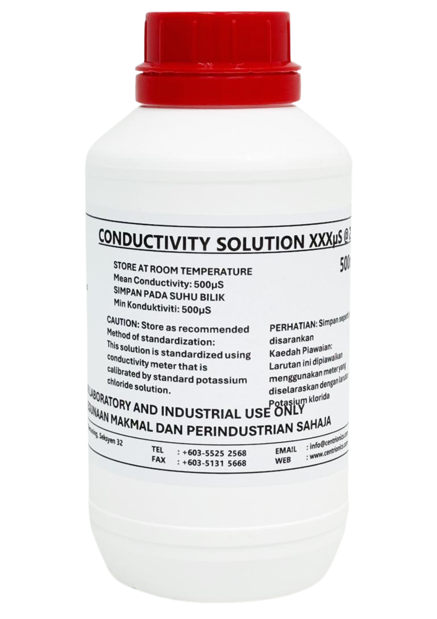 Conductivity Standard, 1µS- 12,55mS (500mL)-image